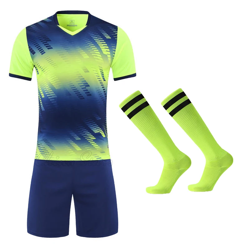 Camisas de futebol para crianças, Camisas de futebol Sportswear para meninos e meninas, Uniformes de treinamento para jovens, Fatos de treino com meias, 2021