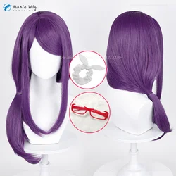 High Quality Anime Wig Cosplay Kamishiro Rize Cosplay Wig 70cm Purple Women Anime Wigs Heat Resistant Synthetic Wigs + Wig Cap