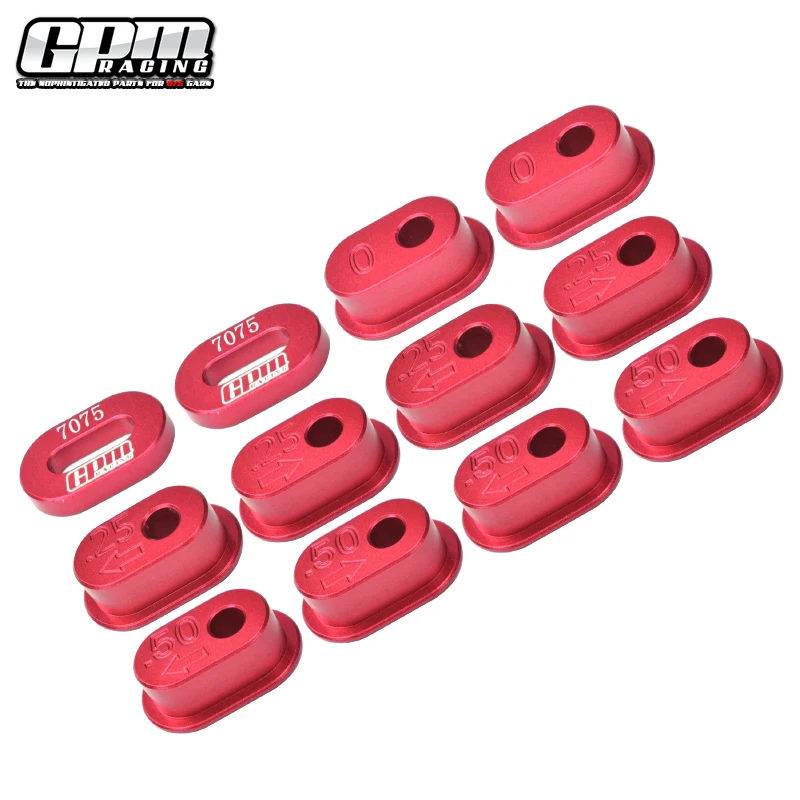 Juego de ajustador de tensión de cadena de aleación GPM 7075 para motocicleta LOSI 1/4 Promoto MX SM LOS-2272,LOS-2310