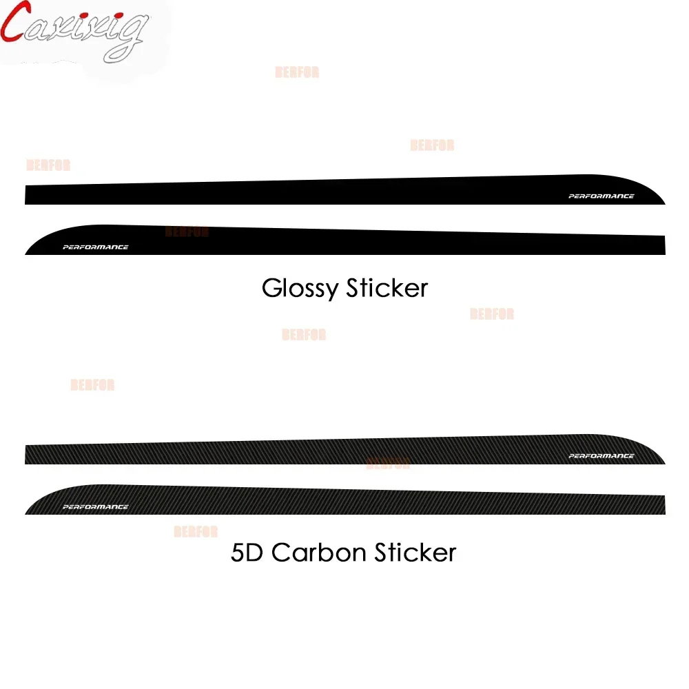 

2 Pcs M Performance Side Stripes Skirt Sticker Decal For BMW 3 Series E90 E91 E92 E93 F30 F31 G20 G21 M3 F80 F34 Accessories