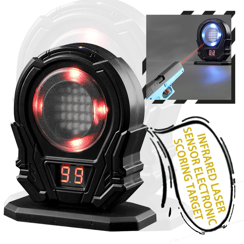 

Tactical Infrared Induction Electronic Scoring Laser Target Portable Counting Targets with Sound Effects Shooting Training Toy