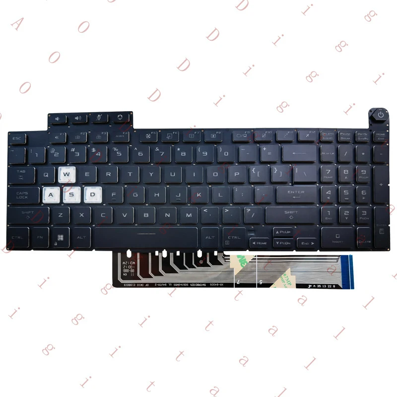 A is suitable for ASUS TUF Gaming 3/4 FX507Z FA507R FX507ZC FA507N FX517 FX507ZM FX617 FX507 FX607 laptop keyboards