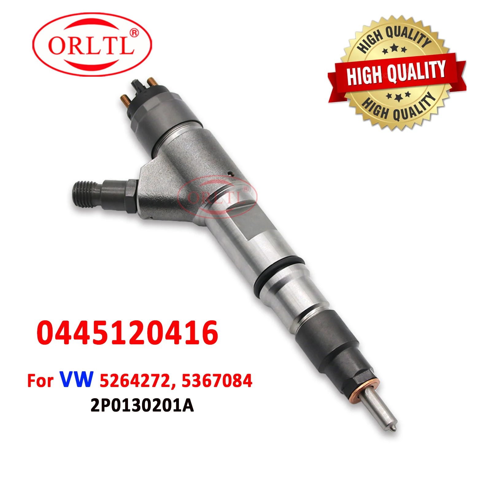 ORLTL Common Rail 0445120416 DIESEL Fuel Injector Nozzle 0 445 120 416 for CUMMINS AUMARK /VW 5264272 5367084 2P0130201A