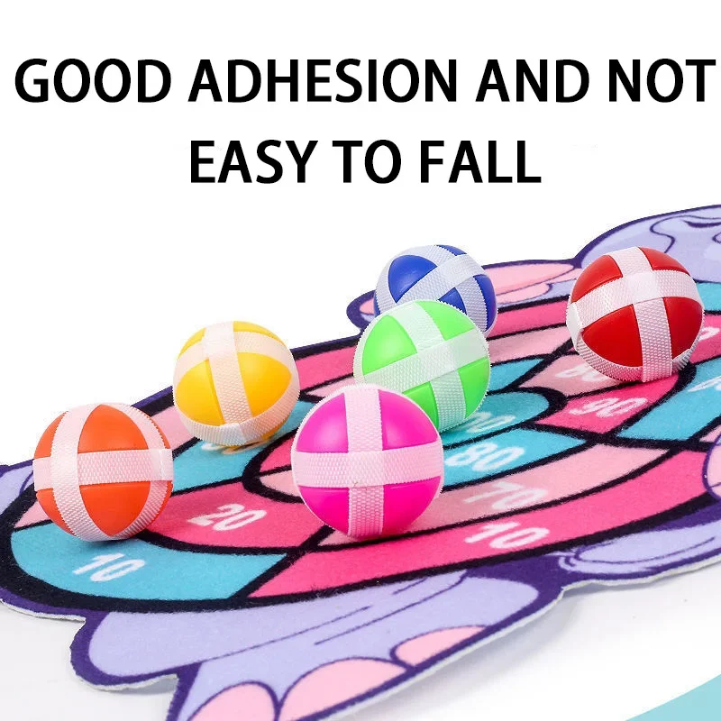 Tablica z lepkimi piłeczkami dla dzieci, rzutki z kreskówkami, zabawa w rzucanie, na zewnątrz i do wewnątrz, sport rodzinny, bezpieczeństwo, piłeczki na przyssawki, zabawki z piłeczkami z kreskówek.