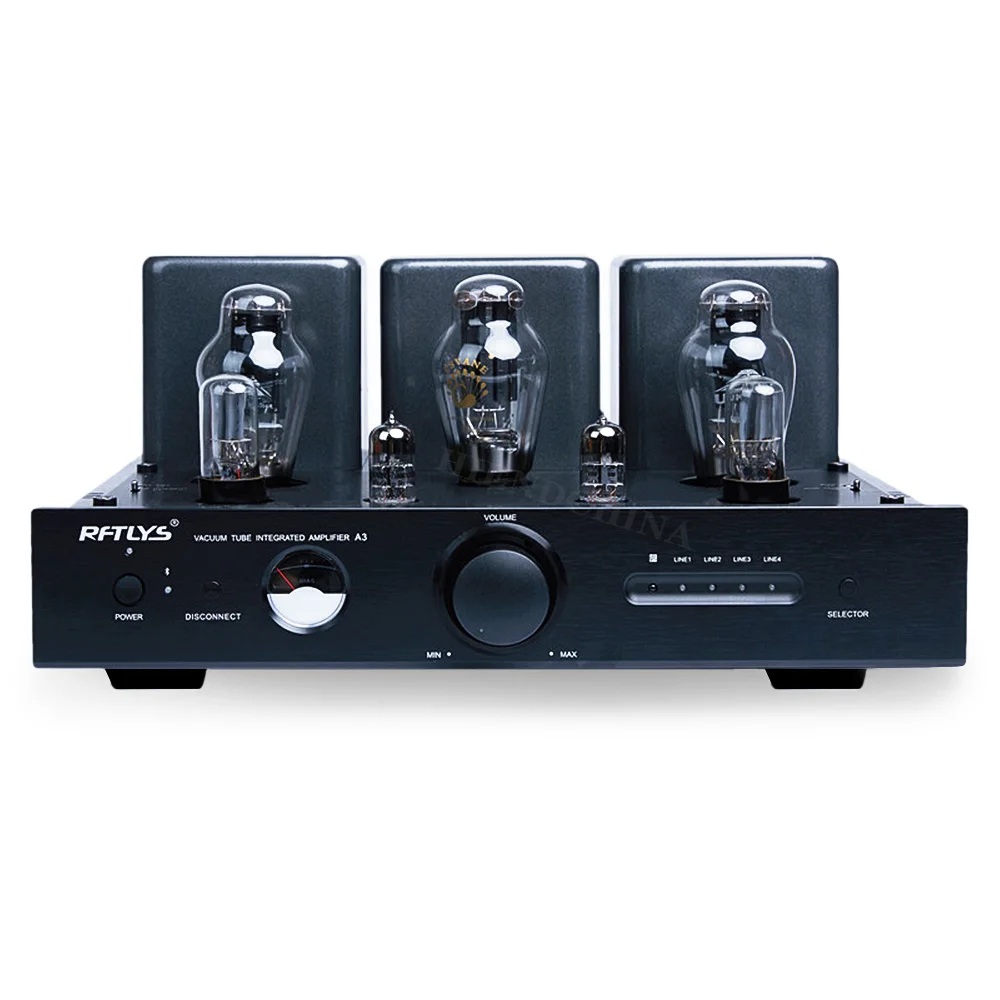 Rftlys A3 300B Blue-Tooth Tube Amplifier Integrated Class A Single-ended AMP with Remote