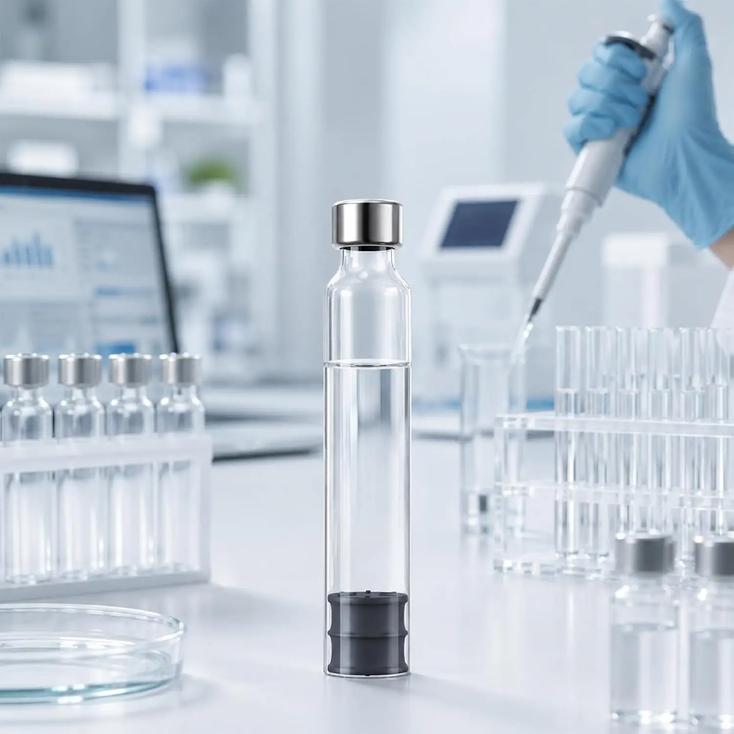 15-100 Stück 3ml Leere Insulin-Pen-Kartuschen, Sterile Glaskassette für Injektionspen – Detail 2
