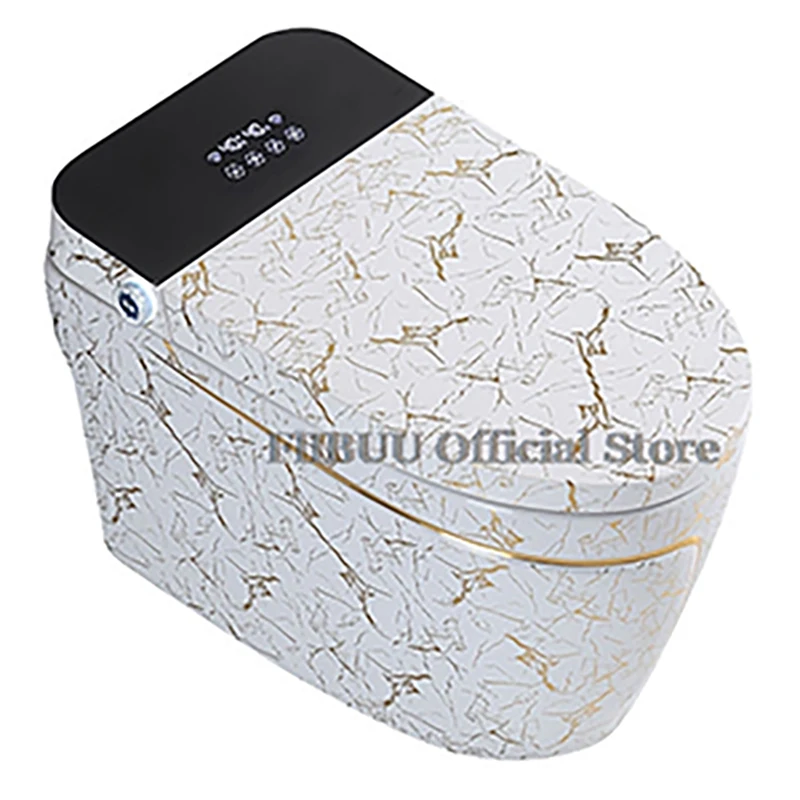 

One Piece Smart Toilet Bidet Concealed Cistern Intelligent Toilet Night Light Digital Display Heated Seat Air Dryer Elongated