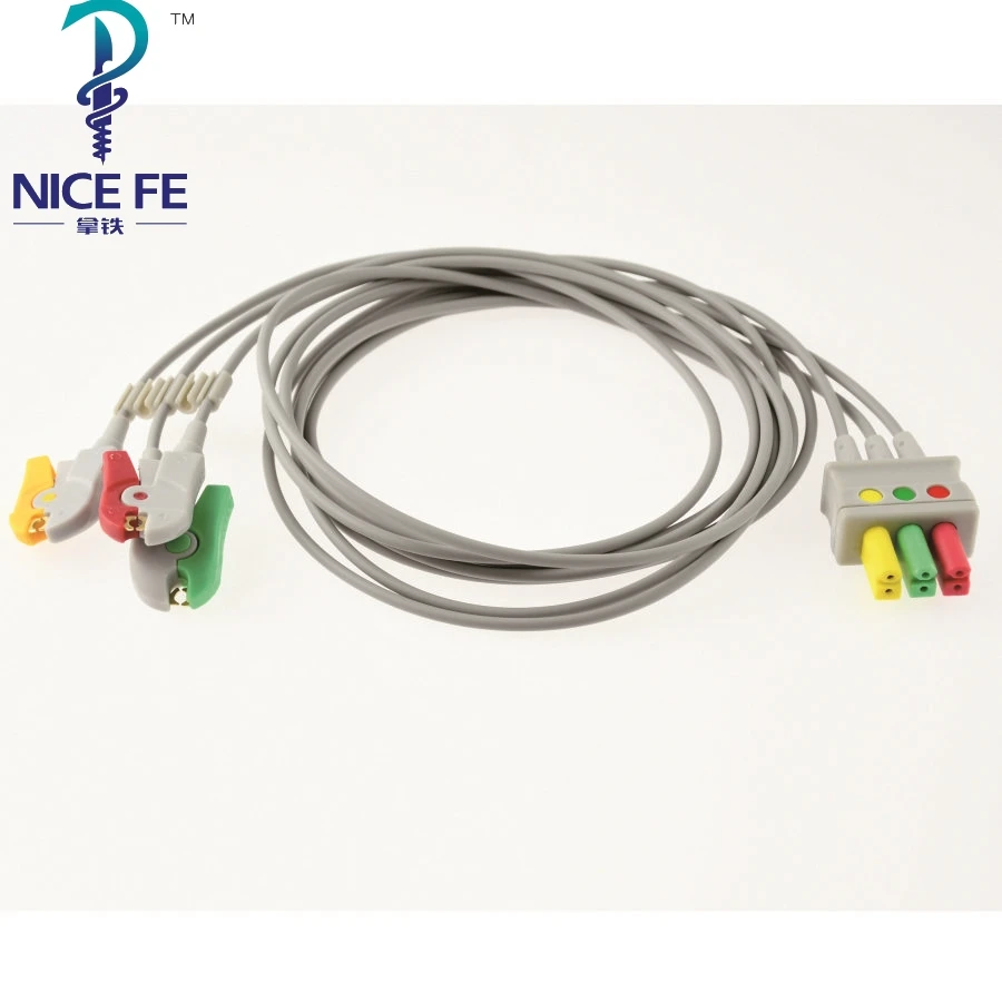 

EL-08 ECG Leadwires With 3lead Clip Grabber For GE-OHMEDA PRO1000 Patient Monitor