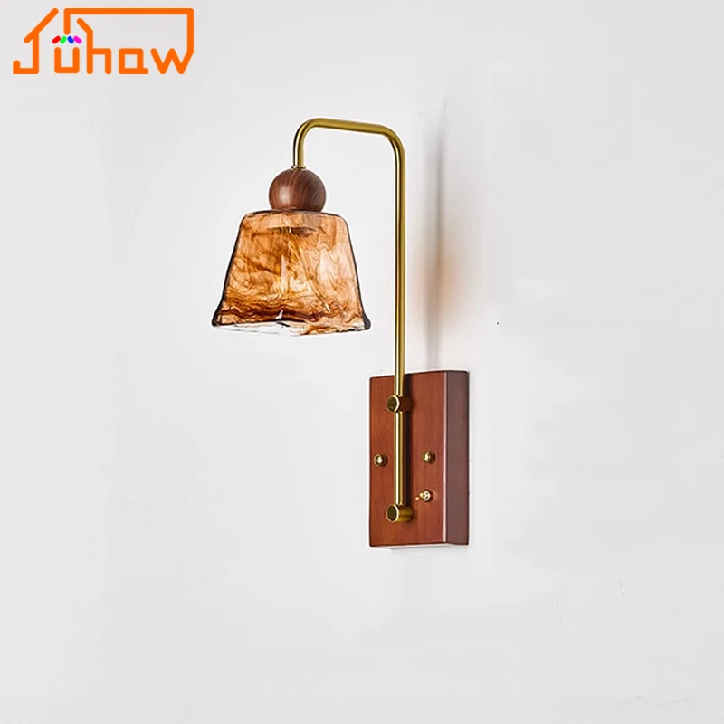 

New Mid Century French Vintage Wall Lamp for Living Room Wall Bedroom Bedside Staircase Hallway High End Elegant LED Wall Light