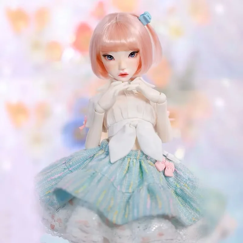 Bambola BJD 1/4 Kaluu con Yvlu petto grande tacco alto e piedi piatti corpo colore caramella ragazze dolci giocattoli in resina regalo bambola snodata a sfera