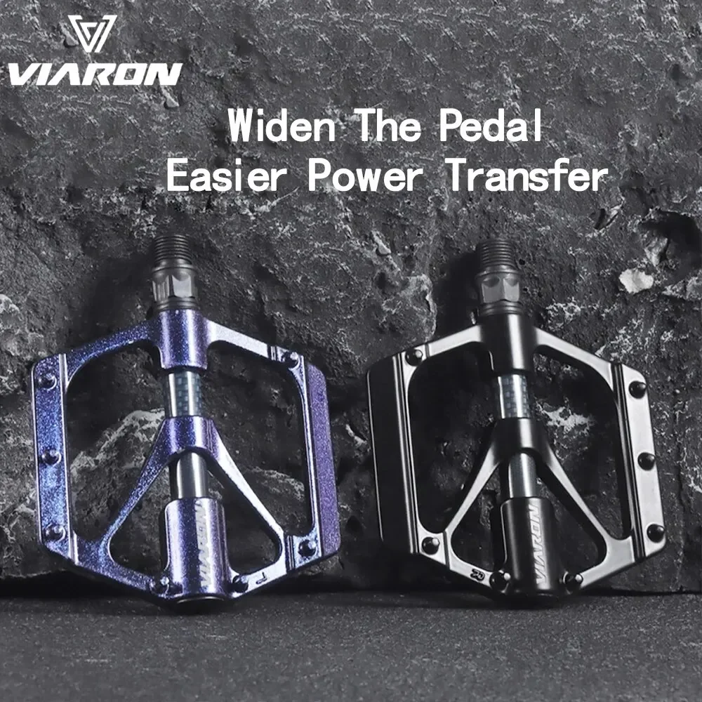 

Mountain Bike Pedal Dual Bearing Road Bike Aluminum Carbon Fiber CrMo Shaft Anti Slip Waterproof Pedal Bicycle Accessories