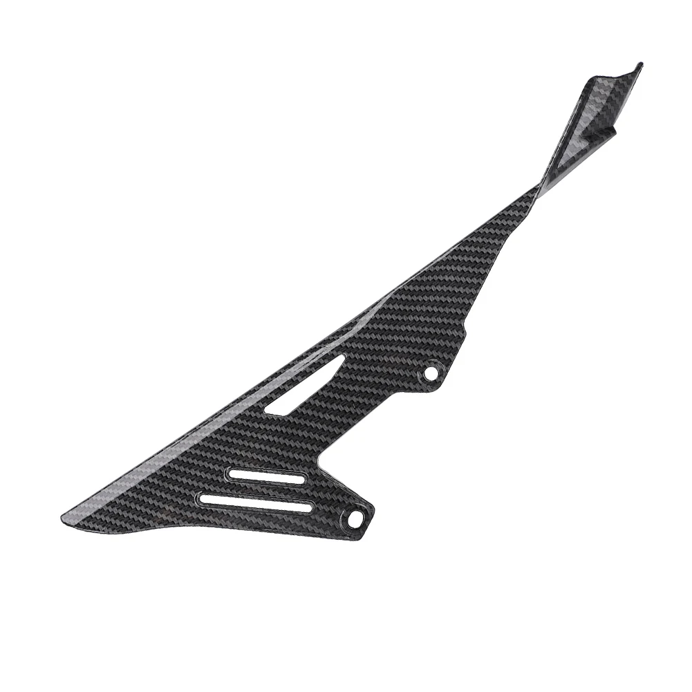 

Ebike Upgrade 42*11*4CM Chain Cover Carbon Fiber Pattern Chain Guard Bike Guard Electric Bike Part Wear Reduction