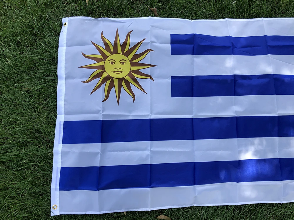 Bandera uruguaya en poliéster de alta calidad para interior/exterior - imagen 5