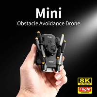 4DRC V30 Mini Drone 8K HD Double Camera FPV Professional Drone 5 Sides Obstacle Avoidance Helicopter Toys WIFI Capable Gyroscope