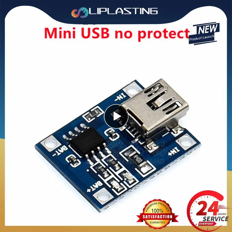 1PCS type-c/Micro USB 5V 1A 18650 TP4056 Lithium Battery Charger Module Charging Board With Protection Dual Functions 1A Li-ion