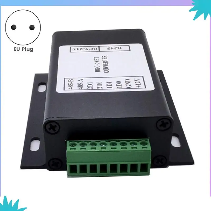 ABZW 1Pair Wiegand-TCP/IP 변환기/Wiegand 신호 확장기/자동으로 장거리 액세스에 사용되는 모든 WG 형식 인식