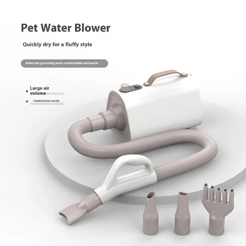 

Best Sale High Velocity Eco-friendly Plastic Pet Blow Dryer with LED Display 4 Nozzles Low Noise for Professional Dog Grooming