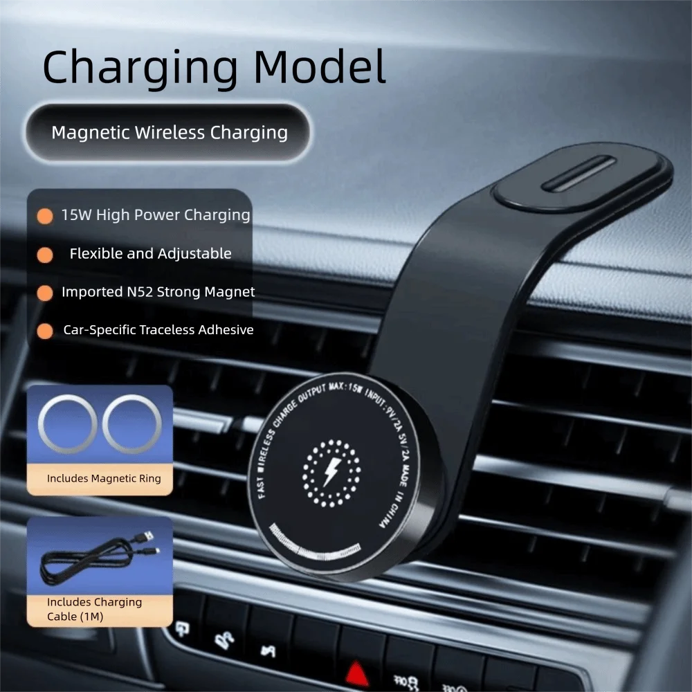 Neues 360° ° Rotation Magnetischer Autotelefonhalter Autohalterung 15W Lademagnet Autohalterung Magsafe Kompatibler Handyhalter