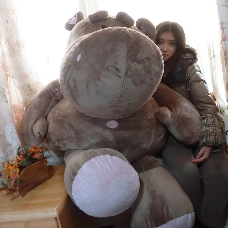

Giant Belly Hippo Plush Toy Super Soft Children Toy Cuddly Stuffed Animal Toys Doll Kids Adults Birthday Gift Bedroom Decor