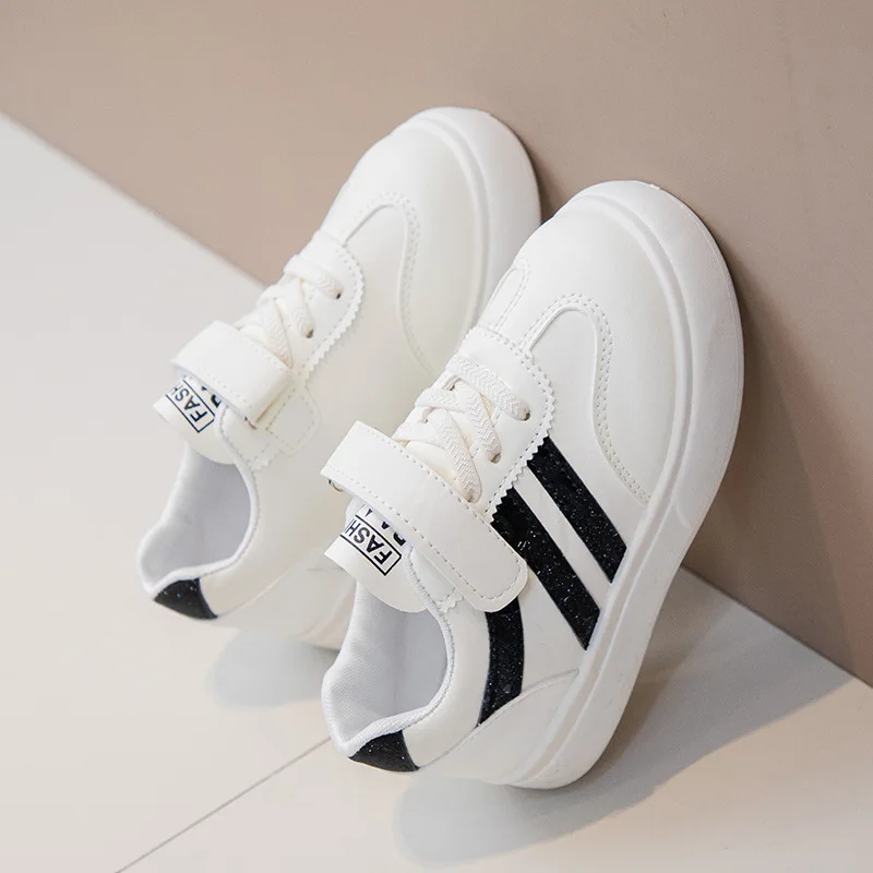

Children's Spring and Autumn Sports Shoes Men's and Women's Small White Shoes Soft Soled Baby Single Running Shoes