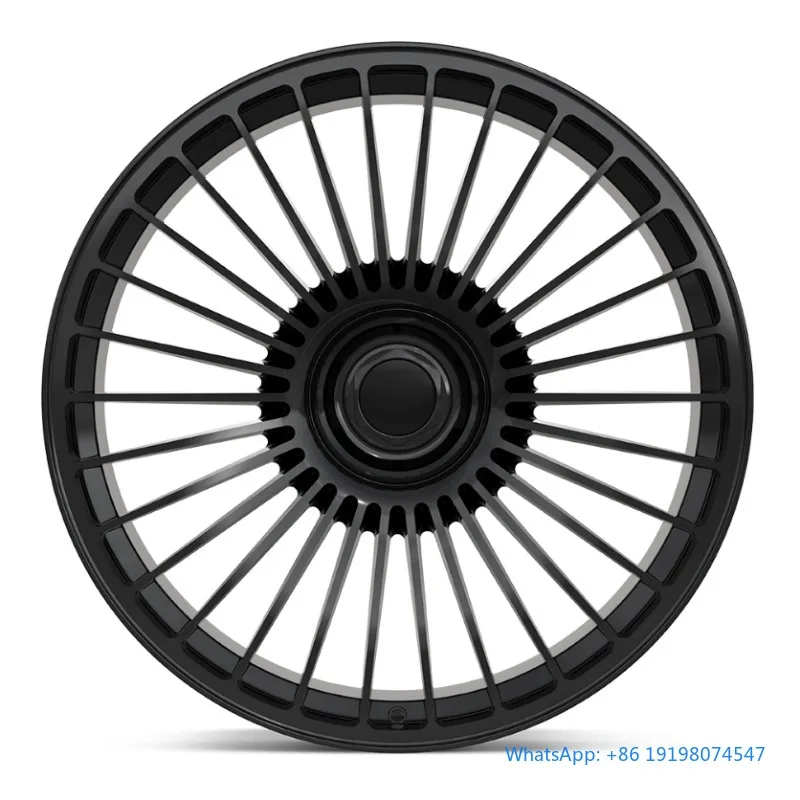 

18-26 Inch Glossy Black Custom Forged Aluminum Alloy Wheel Hub Multi-Spoke Passenger Car Universal New Rims