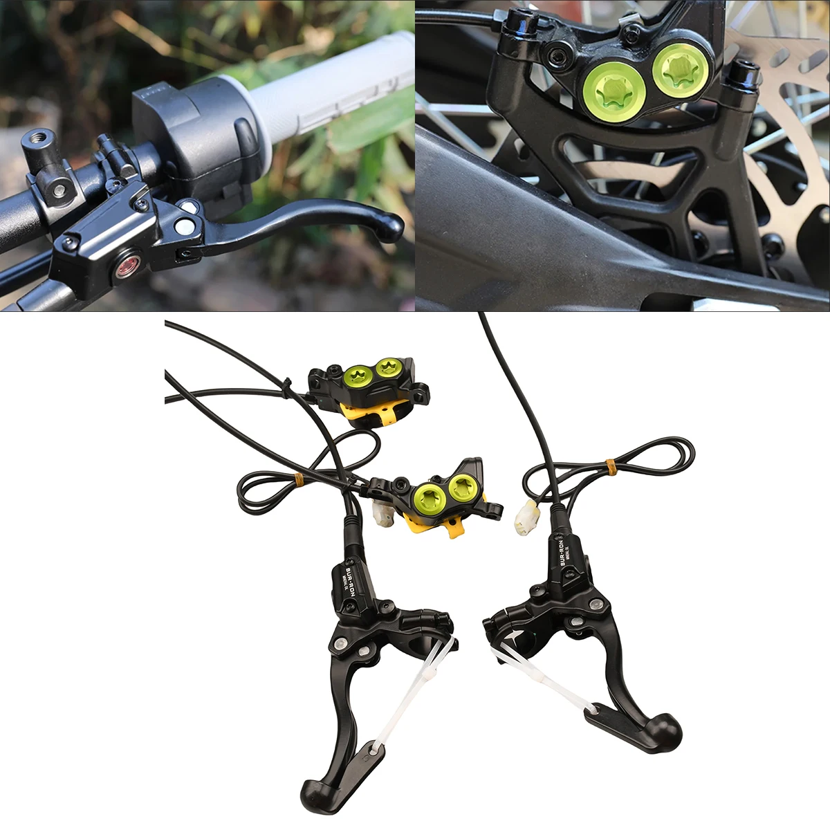 Für Sur Ron Light Bee X Original Zubehör Hinten Vorne Bremse Dirtbike Für Surron Bremsen Neue Integrierte Bremspumpe System Set