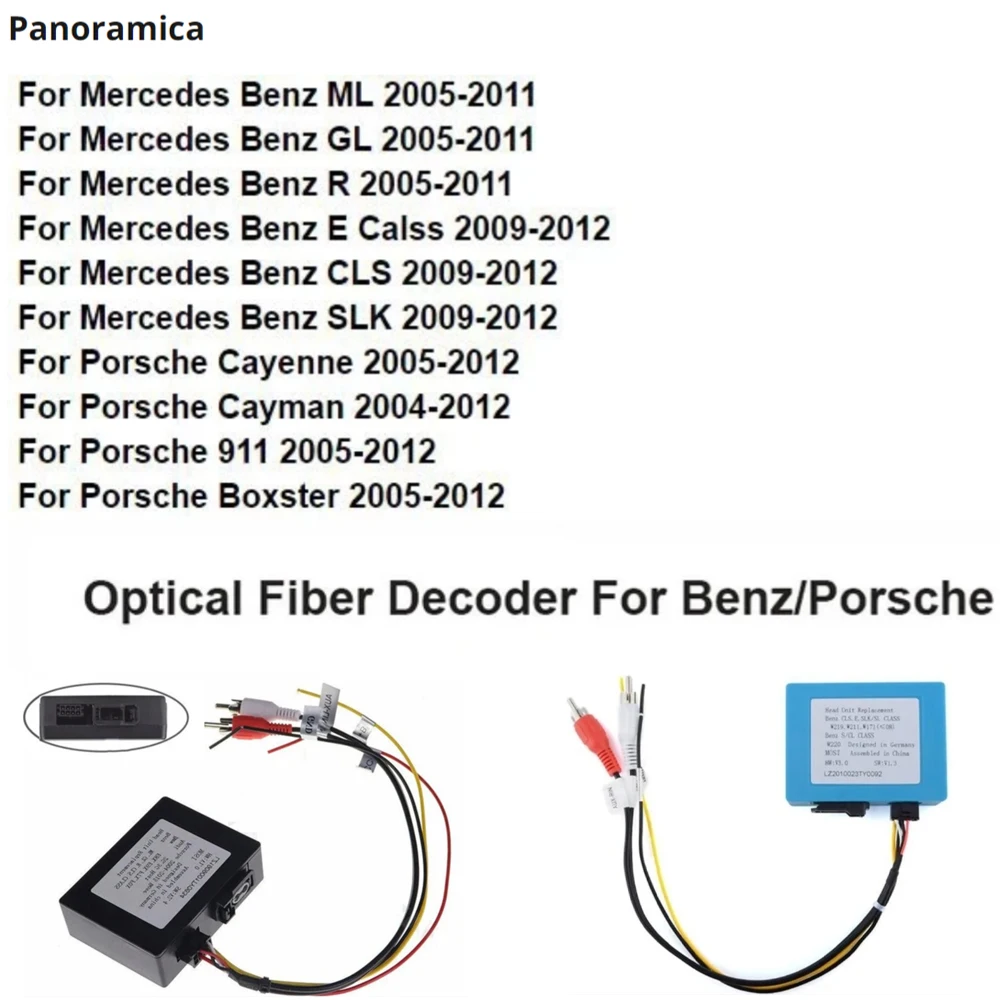 Scatola di Decodifica في مضخم الألياف الضوئية ، مرسيدس بنز فئة E Class Clk W211 W219 W171 W220 W230 W215 W209 B200