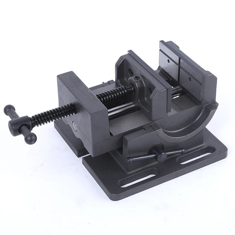 قابل للتعديل زاوية إمالة الدقة منجلة المشبك 3 "4" 75 مللي متر 100 مللي متر للخشب المعادن مقاعد البدلاء آلة الحفر QKD75 QKD100