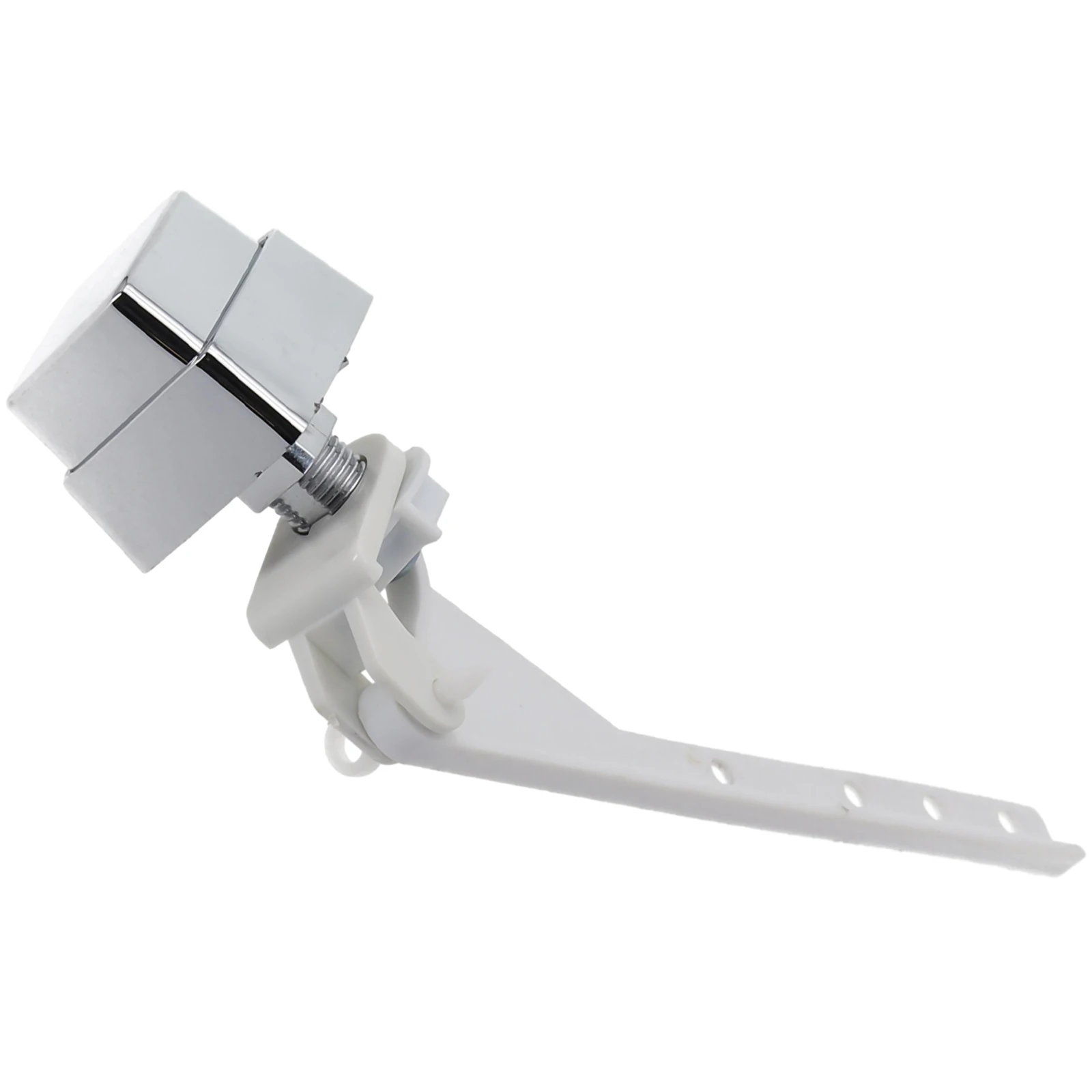 Side Mount Toilet Tank Flush Lever Handle Replacement with Chrome Finish and 145mm Lever Length for Standard Fit