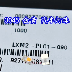 10/100/1000pcs New imported LXML-PL01-090 3045 High power 5W golden amber car steering LED light beads