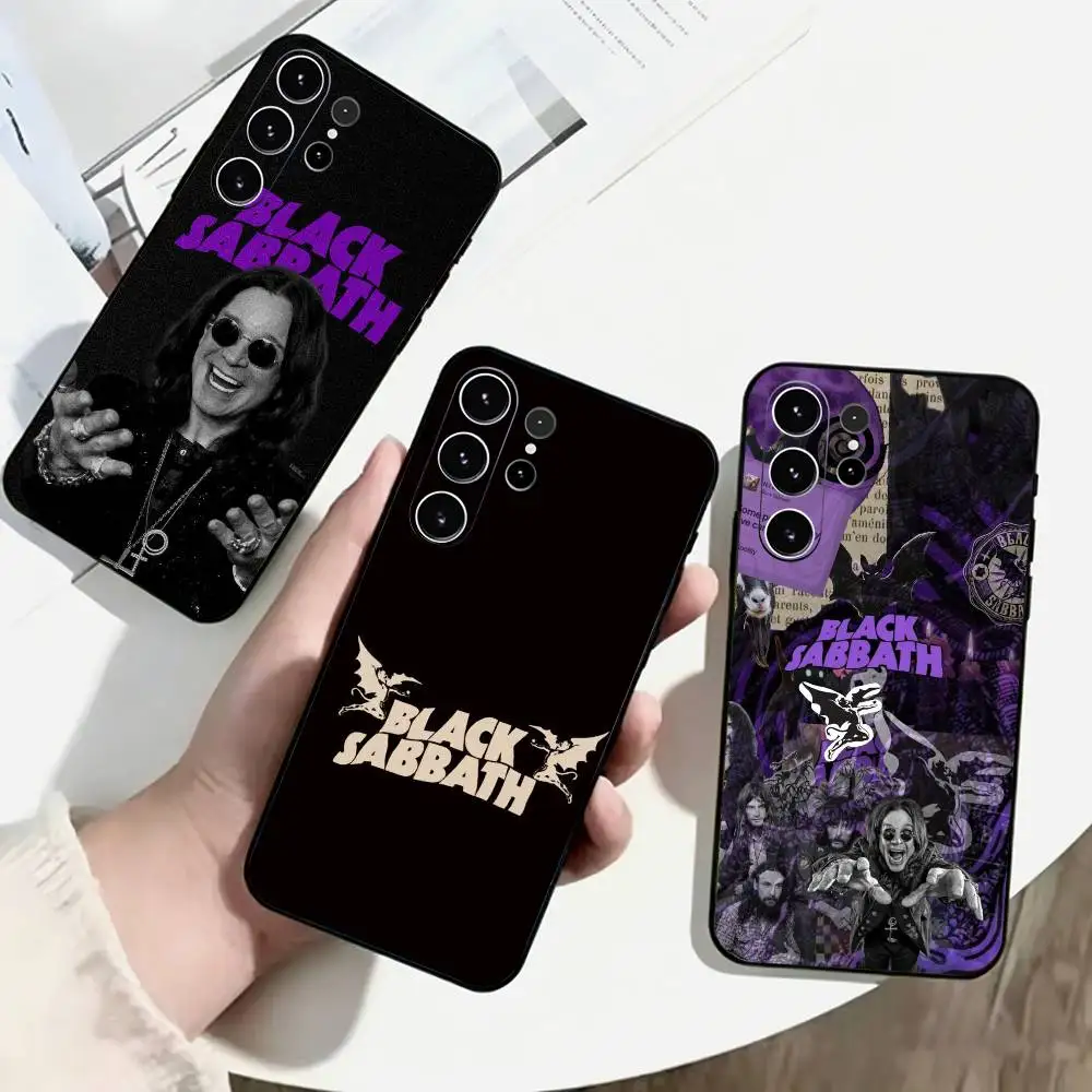 Metal Band Black Sabbath  Phone Case For Samsung S26,S25,S24,S23,S22,S21,S30,Ultra,Plus,Fe,Lite,Note,10,Black Cover