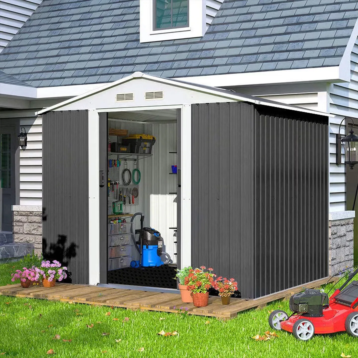 Caimen Tool Room Outdoor Storage Room Courtyard Utility Room Outdoor Simple Room Multifunctional Waterproof Sunscreen