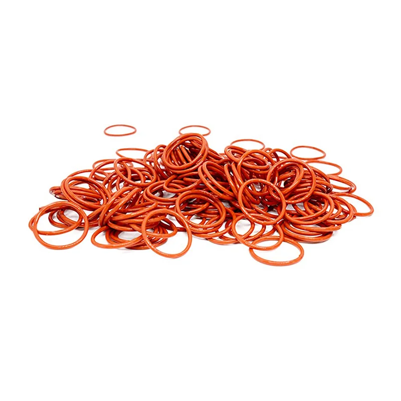 

50PCS Red Silicone VMQ O Ring OD 22/24.5mm CS 2.5mm Food Grade Sealing Waterproof Insulated Rubber Silicon O Type Gaskets