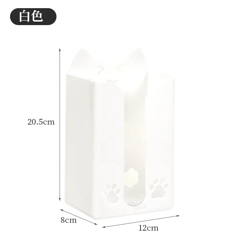 Wall Mounted Tissue Box Cute Cartoon Paper Holder Punch-Free Tissue Racks Kitchen Napkin Storage Rack Bathroom Toilet Accessorie