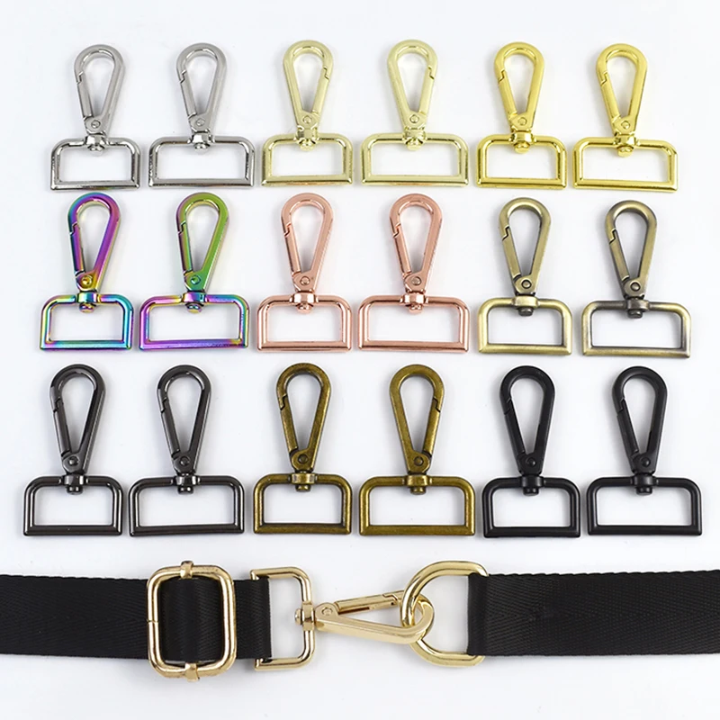

10/20Pcs 16-50mm Metal Buckles for Bags Strap Swivel Lobster Clasp Small Carabiners Dog Collar Snap Hooks DIY Sewing Accessories