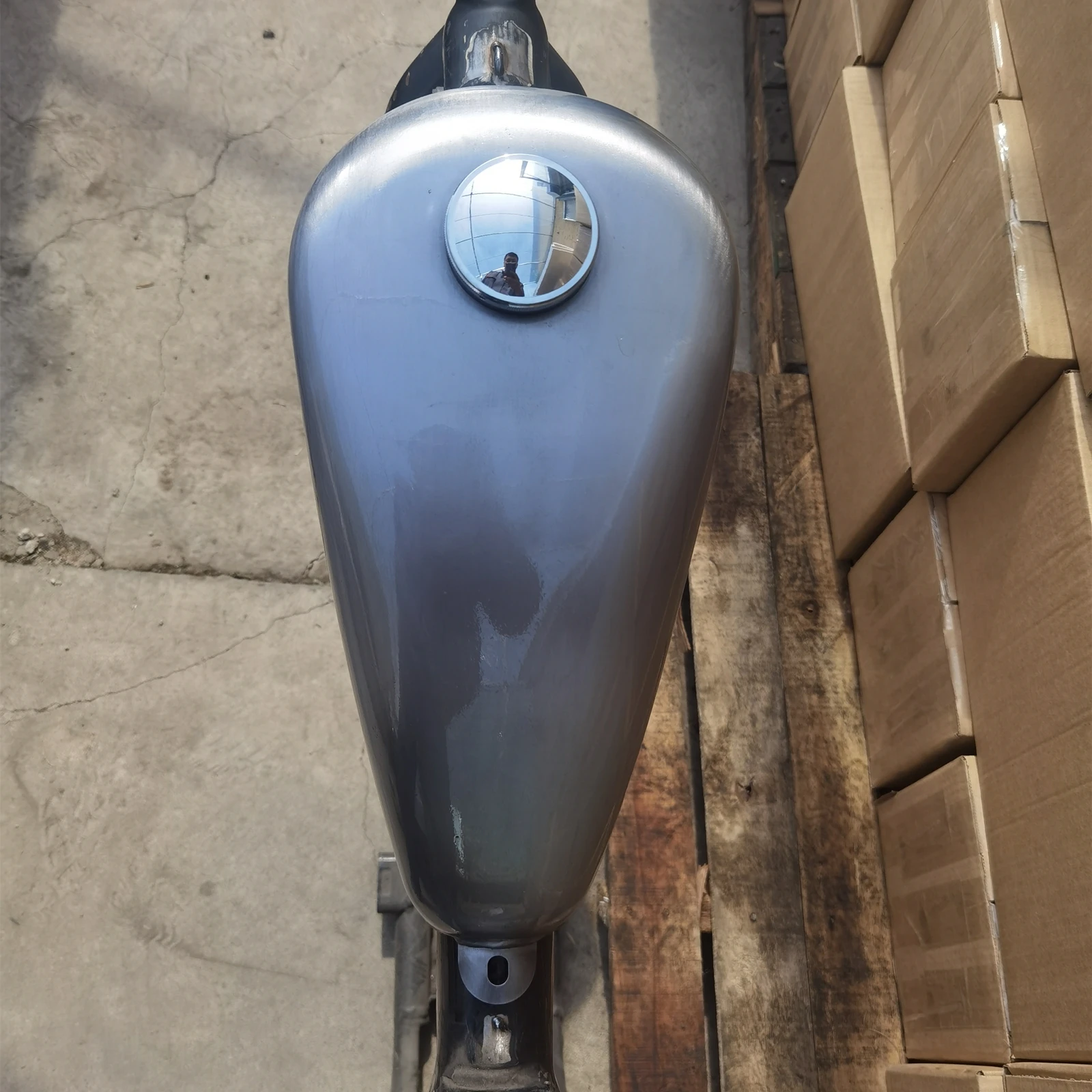 Zbiornik paliwa 7L do motocykli z korkiem wlewu paliwa do Harley-Davidson Sportster XL 883 1200 48 XL1200X 2007-2022 XL1200 883N X48 — zdjęcie 7