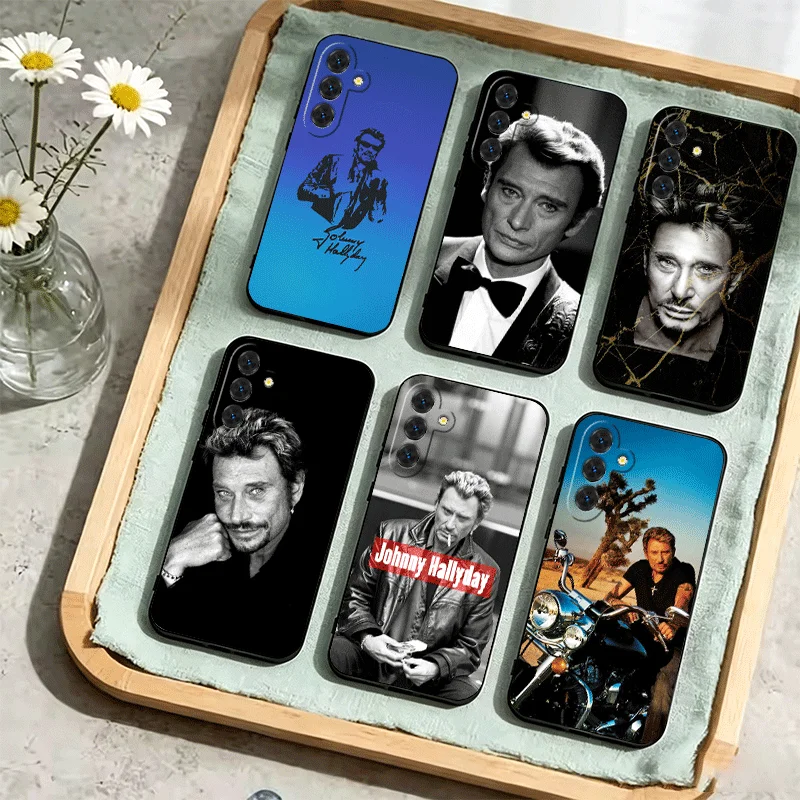 Johnny Hallyday Music Phone Case For Samsung Galaxy A17 A16 A15 A14 A13 A57 A56 A55 A54 A53 A37 A36 A35 A34 A33 A27 A26 A25 A24