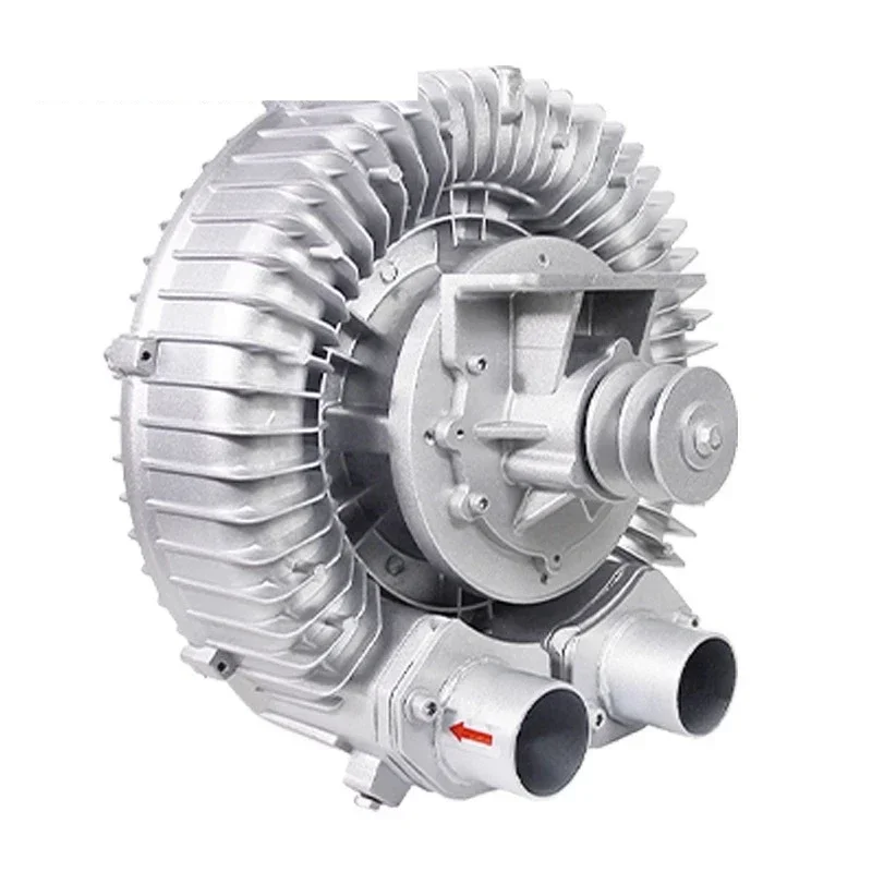 1PC 24V 48V 60V High-pressure Vortex Fan Pulley Drags The Pump To Drive The Oil-free Dual-purpose Unpowered Vortex Air Pump