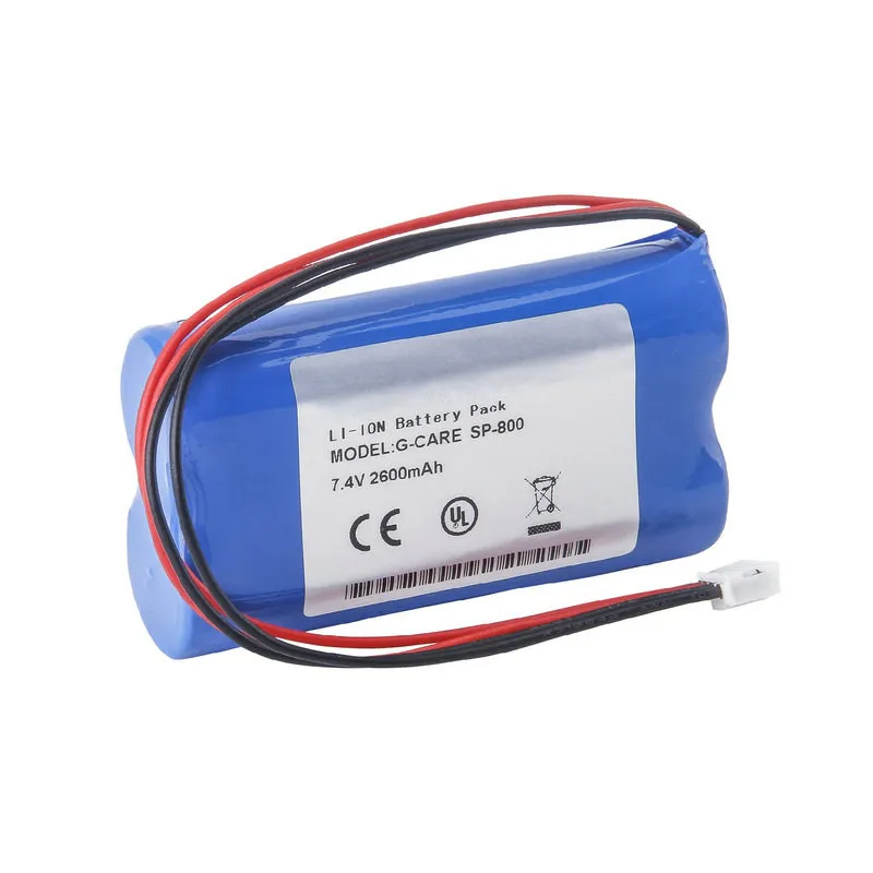 ，。for G-CARE BAK-18650C4 * 2 SP-800 Monitor Battery，。