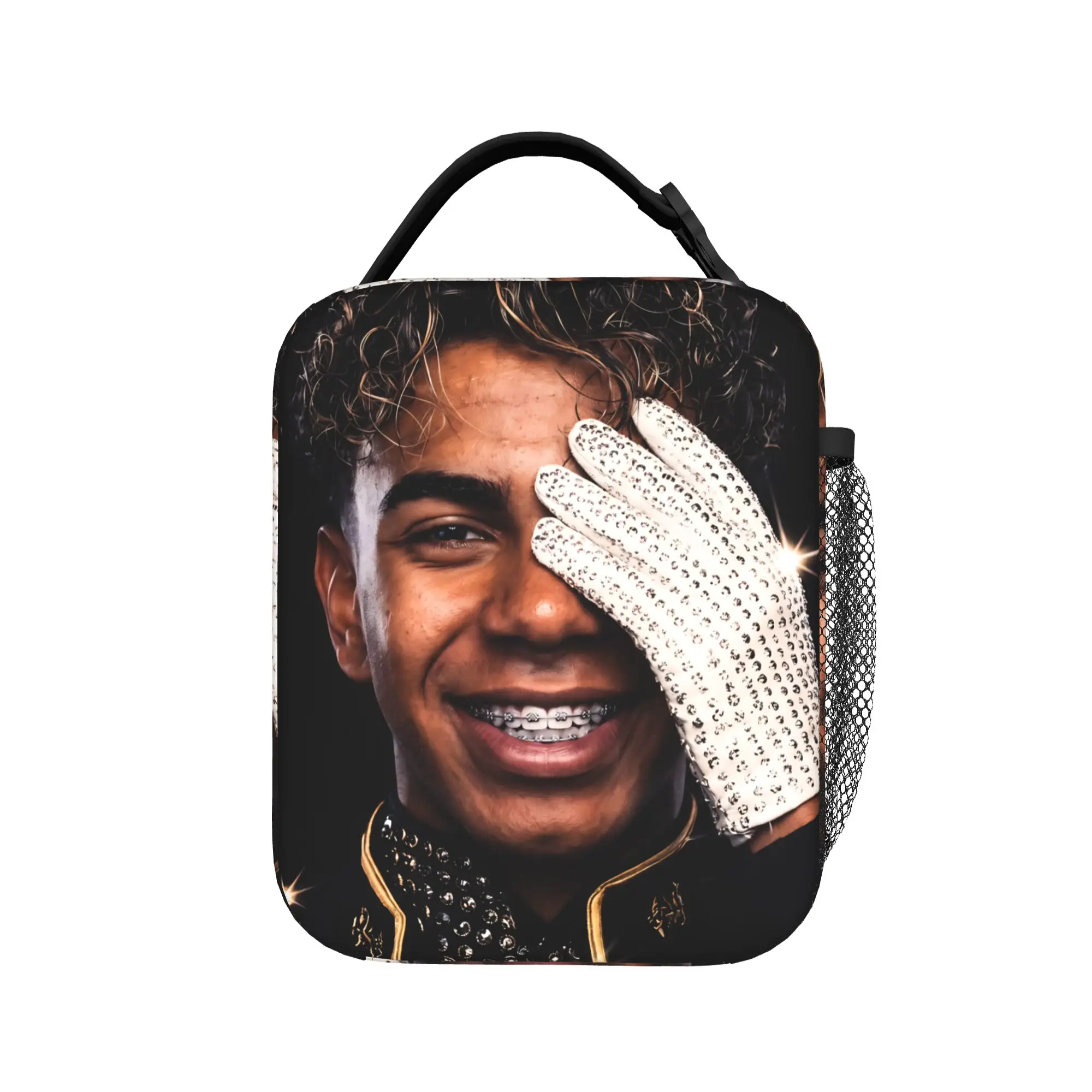Lamine Y-Yamal Football Soccer Thermal Insulated Lunch Bag for Travel  Portable Food Bag Thermal Cooler Lunch Box