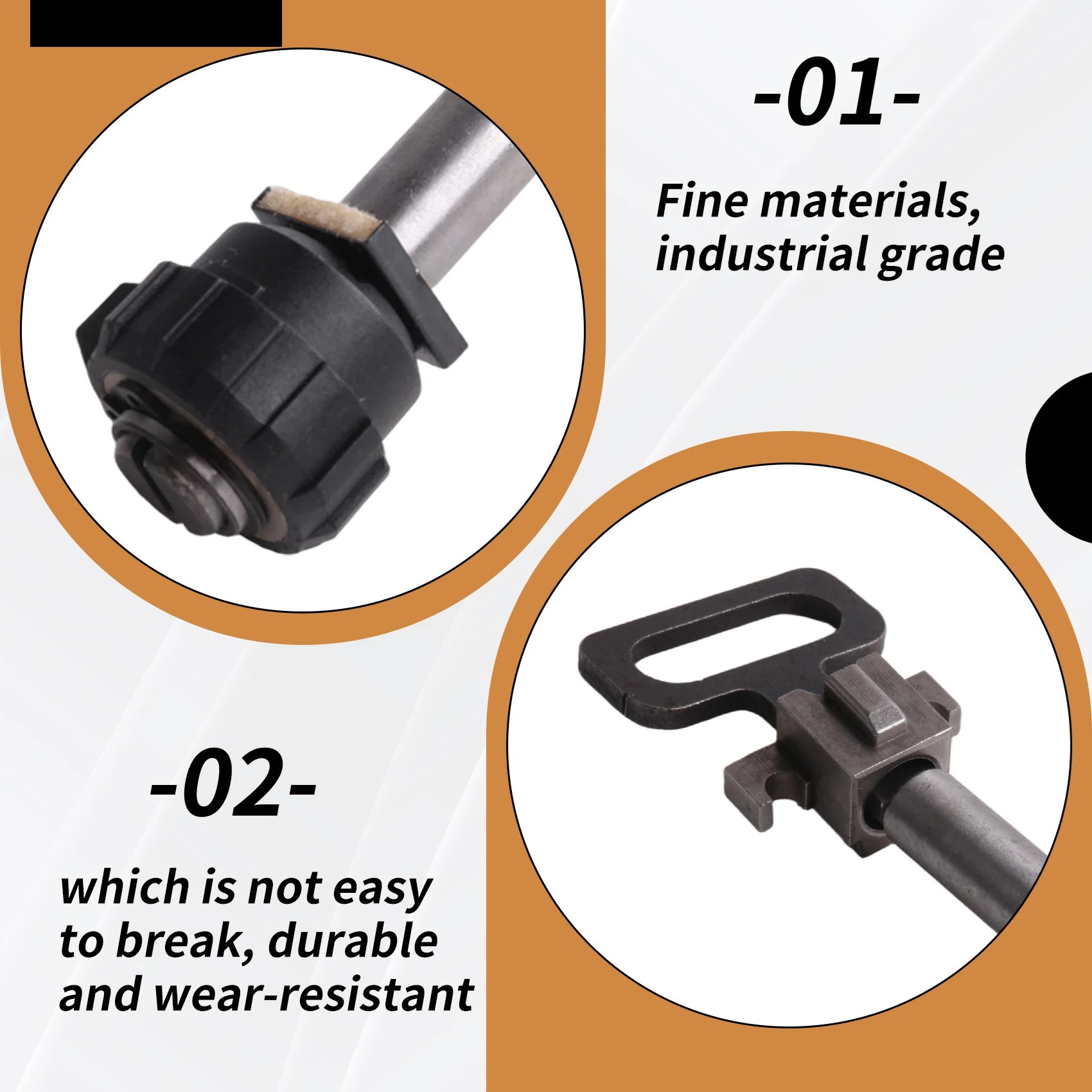 A03F Quick Clamp Reciprocating Saw Reciprocating Rod Assembly, Saber Saw Connecting Rod, Jig Saw Accessories, Metal Replacement
