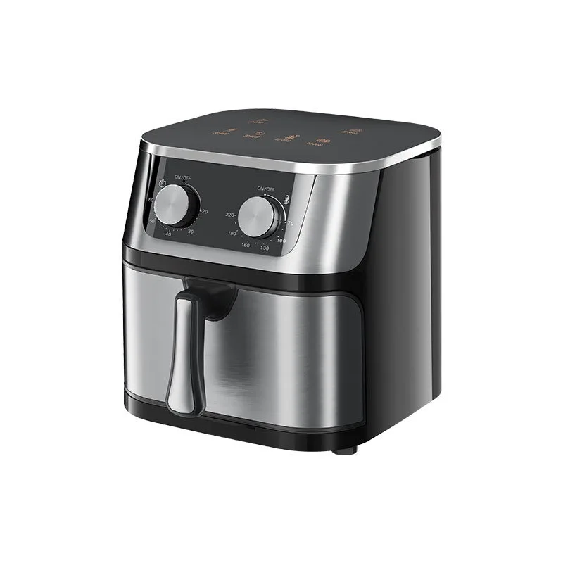 Visible Large Capacity Air Fryer Household Oil‑Free Cooking Oven Non‑Flip Design Multifunctional Kitchen Cooking Appliance