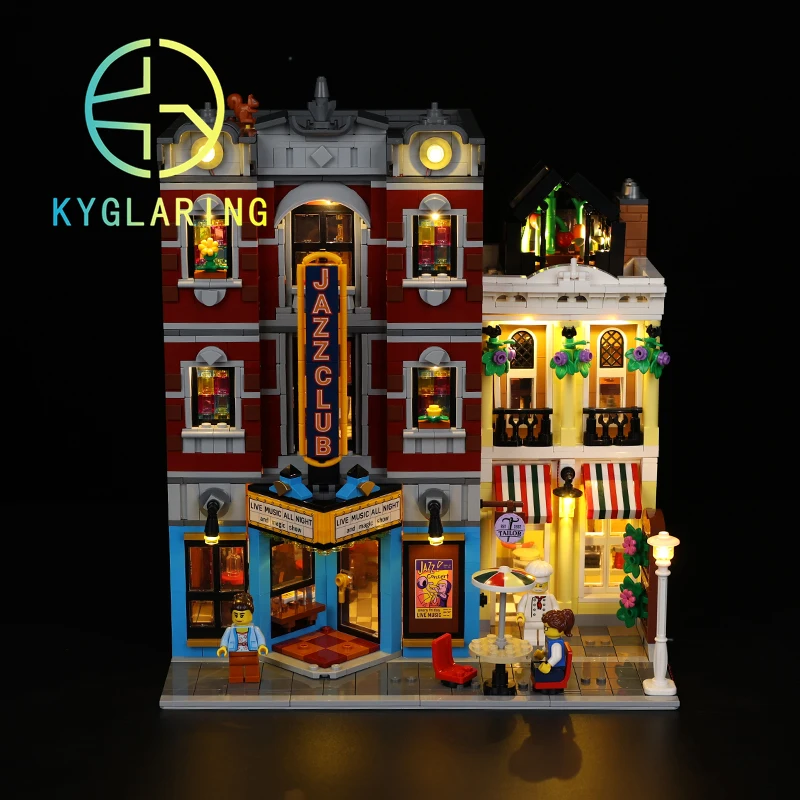 Kyglaring LED Kit For 10312 Jazz Club Lighting Set DIY Toys  (Not Included Building Blocks)