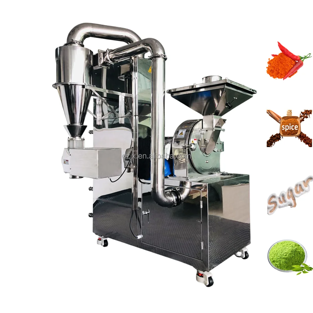 DZJX Hammer Mill For Kava Ultra-Fine Particle Mill Dry Masala Micronized Micron Powder Pulverizer Milling Machine