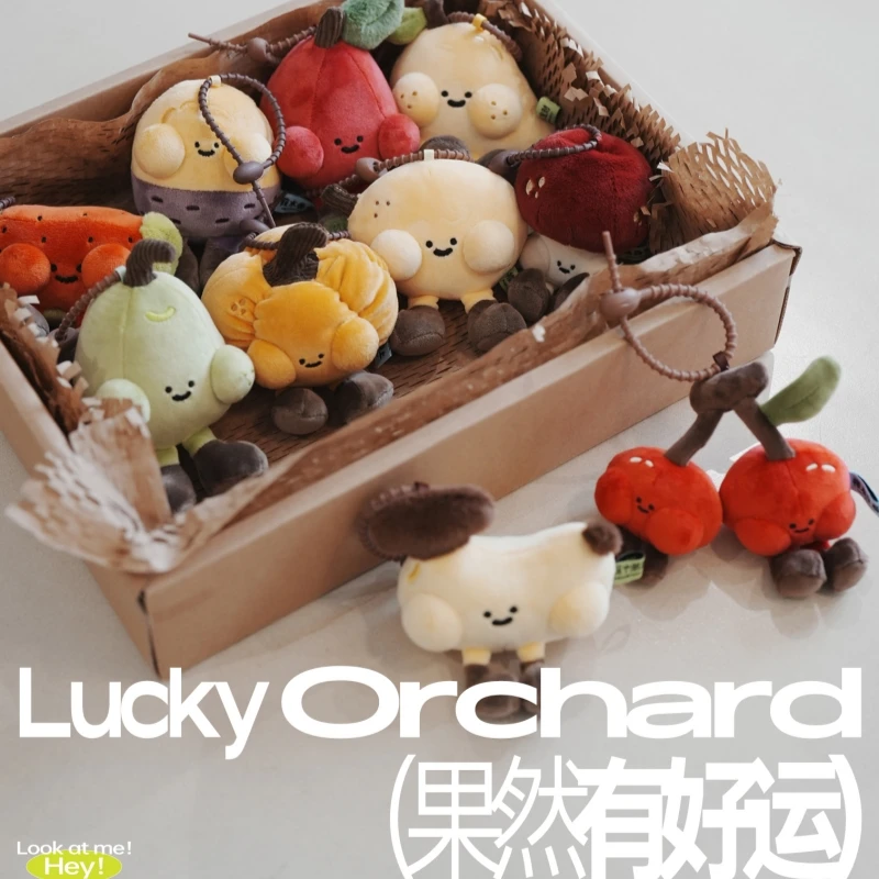 Logaloga かわいいフルーツぬいぐるみ漫画アニメ小さな女性のバックパックキーペンダント装飾ギフトぬいぐるみ動物のおもちゃ