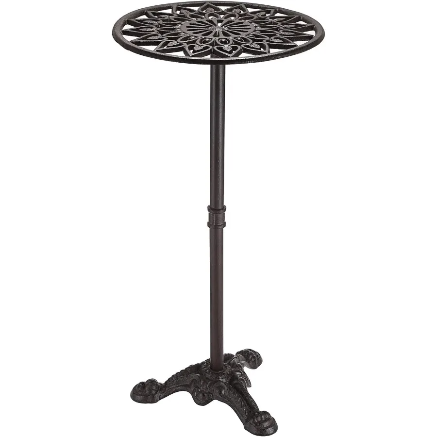 

Чугунная высокая подставка для растений, сверхмощная винтажная подставка для цветочного горшка, декоративная круглая подставка для растений в горшке, внутренняя стойка