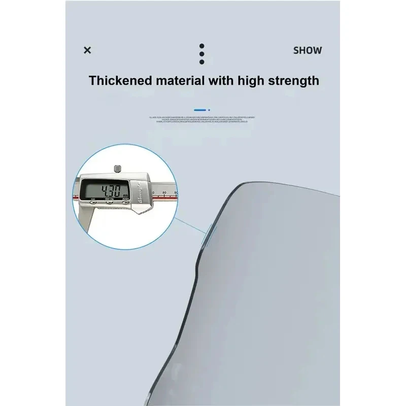 For Suzuki UY125 Haojue Afr125 Uy 125 Motorcycle Windshield Modification Windshield Can Be Raised And Lowered (Upgraded Version)