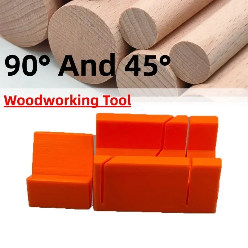 

1 Set Woodworking Mitre Box Cabinet 90° And 45° Miter Saw Guides Multi-fonction Woodworking Cutting Clamping Tools Hand Tool