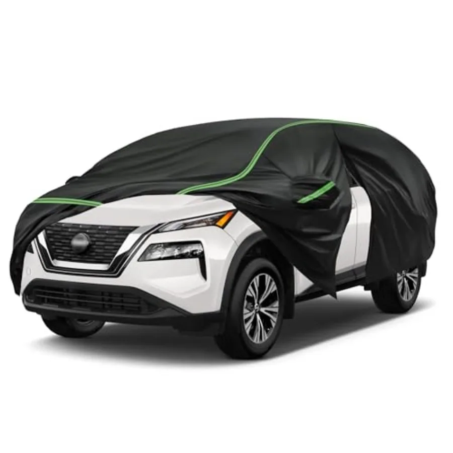 

Car Cover for Nissan Rogue 2008-2025, SUV Size, 6 Layers Waterproof All Weather Protection, Sun UV Rain Snow Resistant with Win