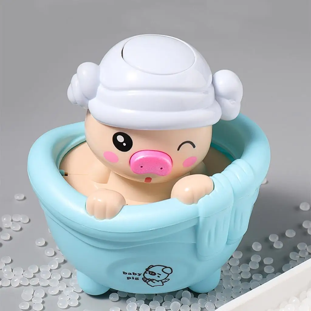 Cute Bathtub Pool Squeeze Pig Fountain Bathroom Toys Boy' Helpers of Mum Cartoon Character for Boys Gifts